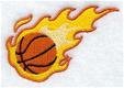 Flaming Basketball